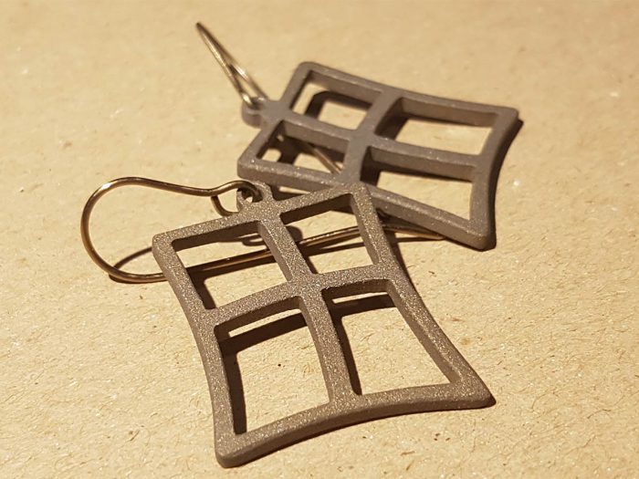 Titanium Earrings “Windows”. SMALL: 25*27 mm. BIG: 34*37 mm. Different colors. Price: 55€.